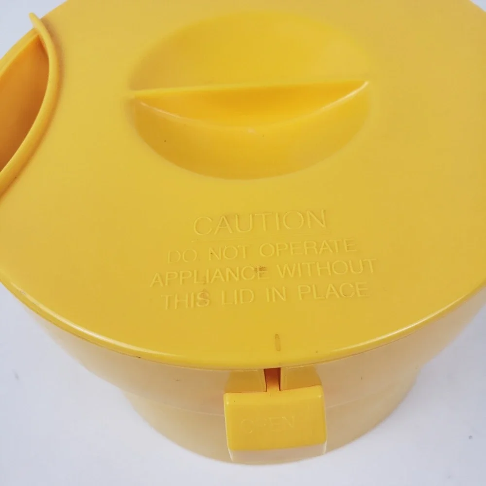 Mr Coffee Iced Tea Maker TM1.7 Replacement Steeping Basket Lid Yellow